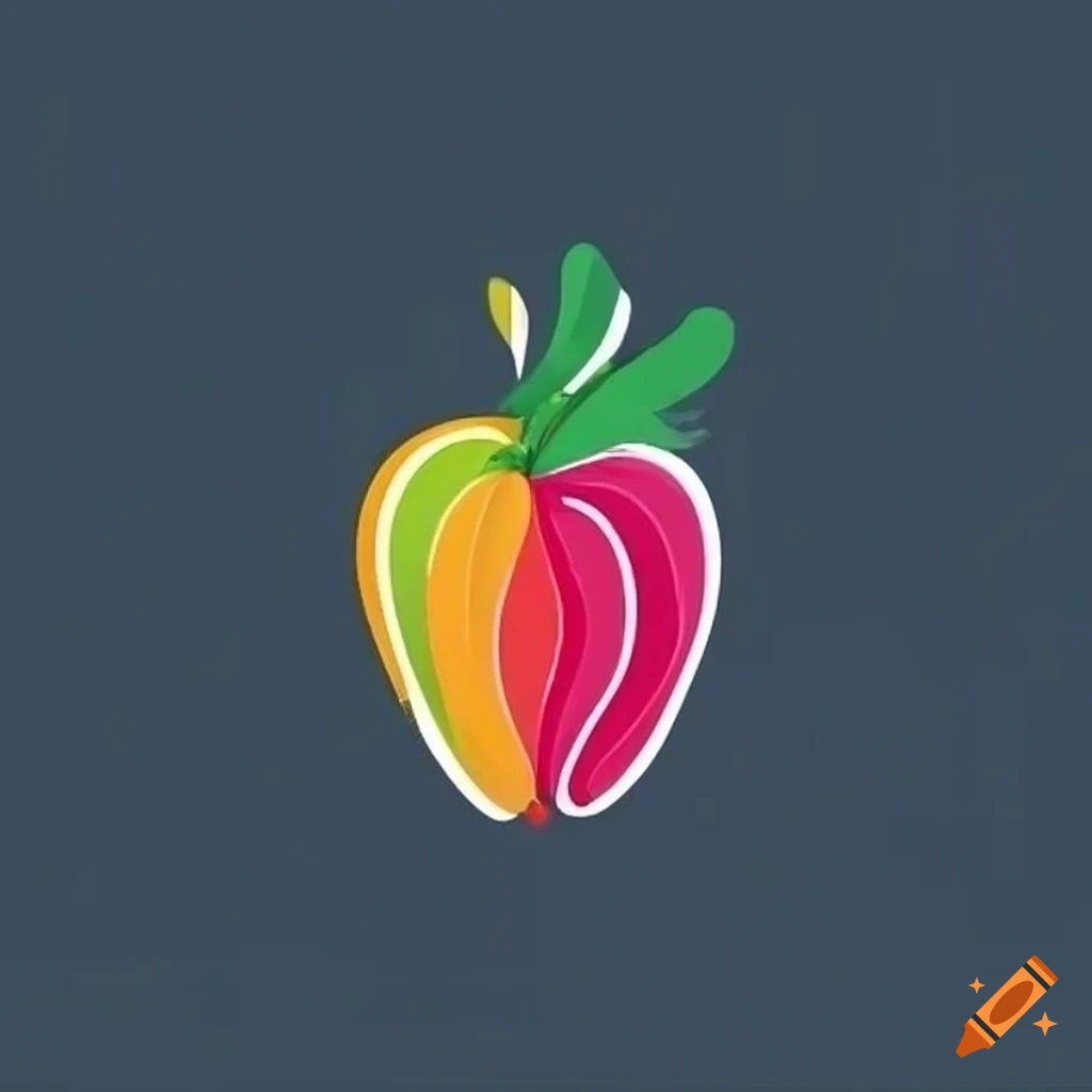 Logo Design Of Vibrant Fruits And Vegetables On Craiyon