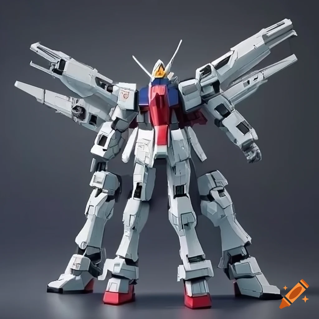 high-detail Providence Gundam with giant rockets on its back