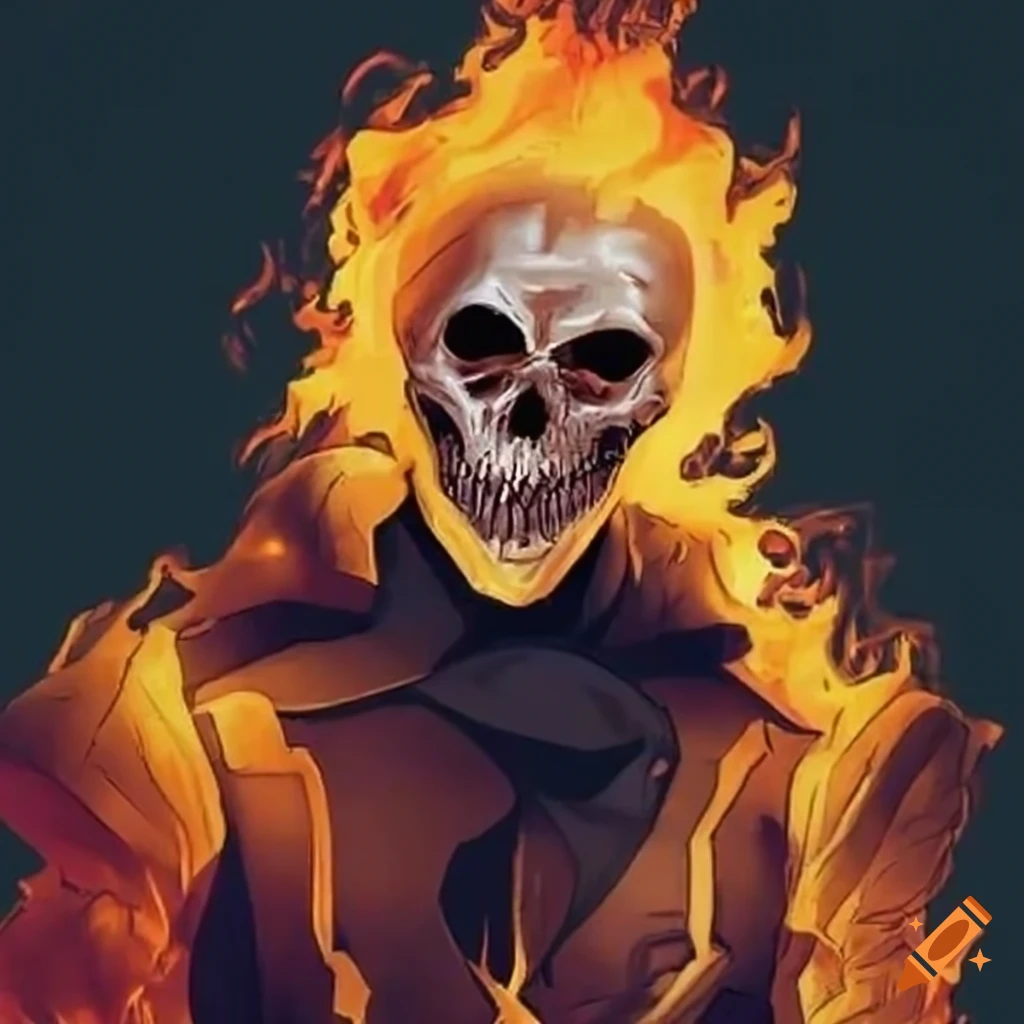 cosplay of Ghost Rider and Doctor Fate