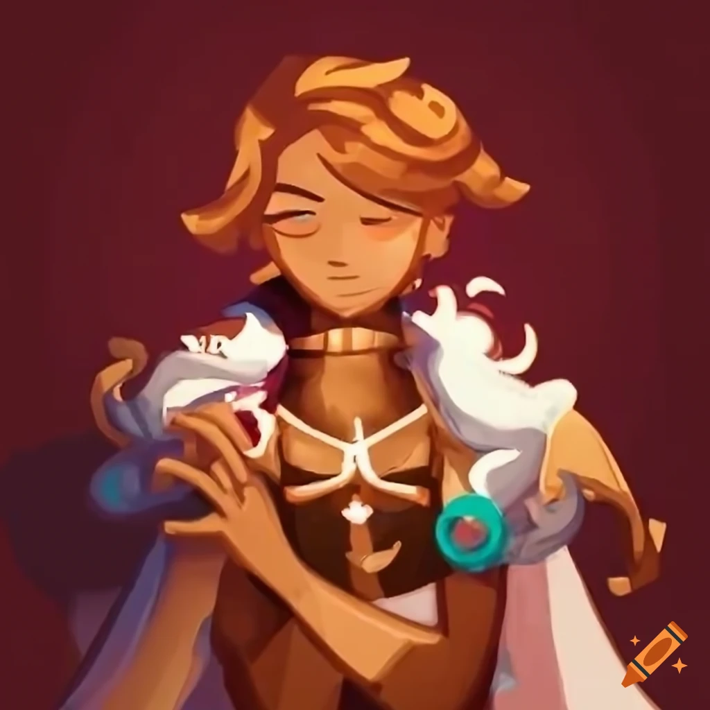 Detailed male character from cookie run game on Craiyon