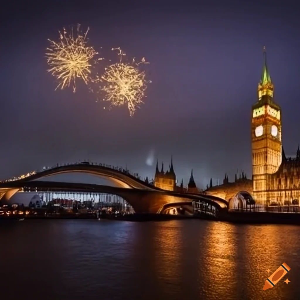 London-themed birthday card design