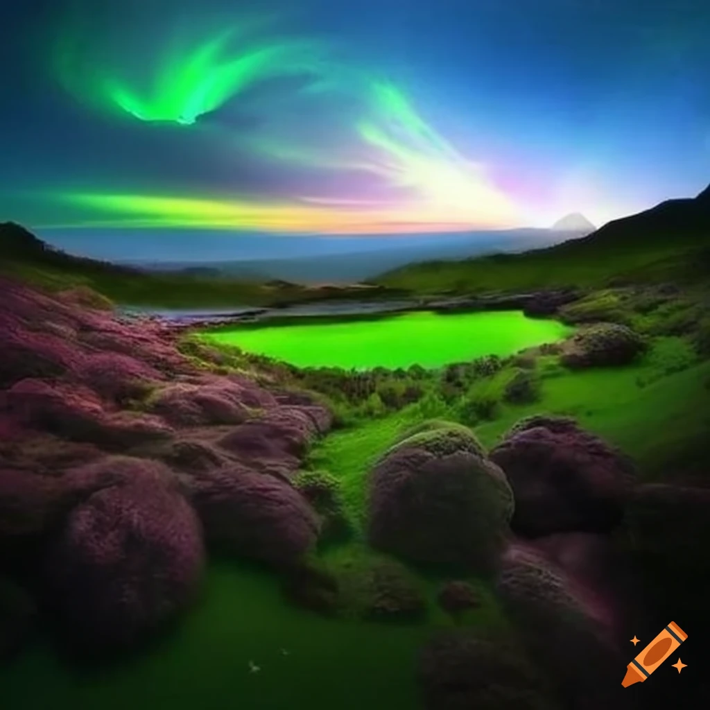 fantasy landscape with dream-like scenery