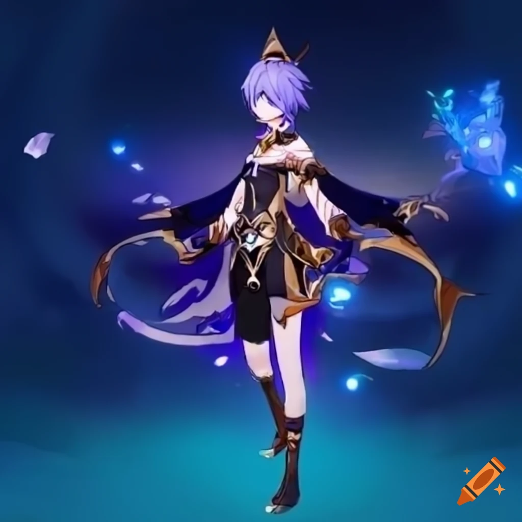 Wriothesley character from genshin impact on craiyon