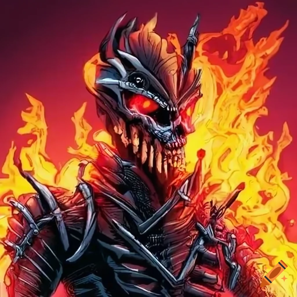 Image of ghost rider and lord zedd