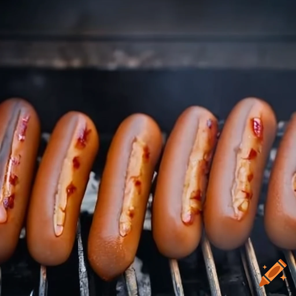 grilled hot dogs