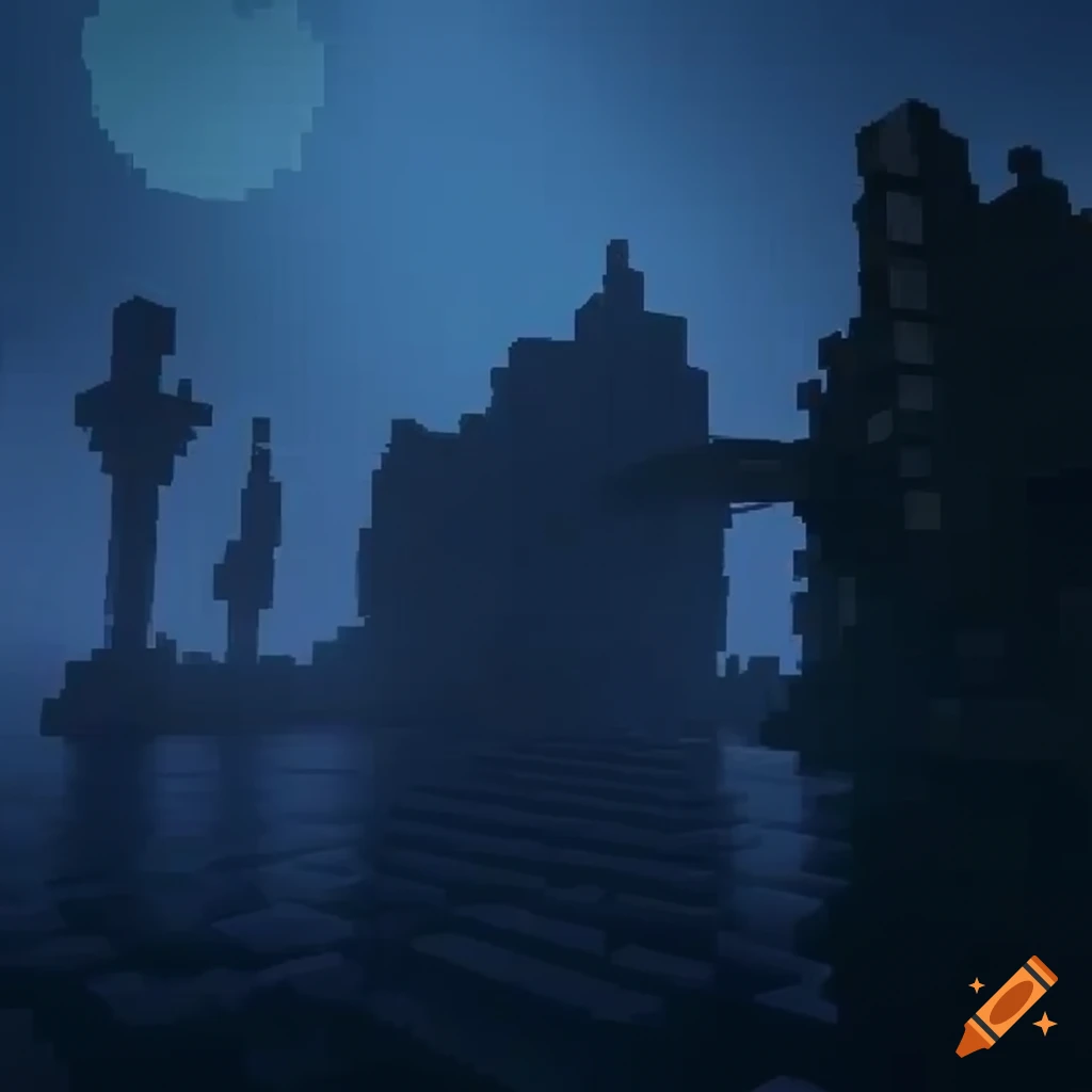 Minecraft server tracker logo on craiyon