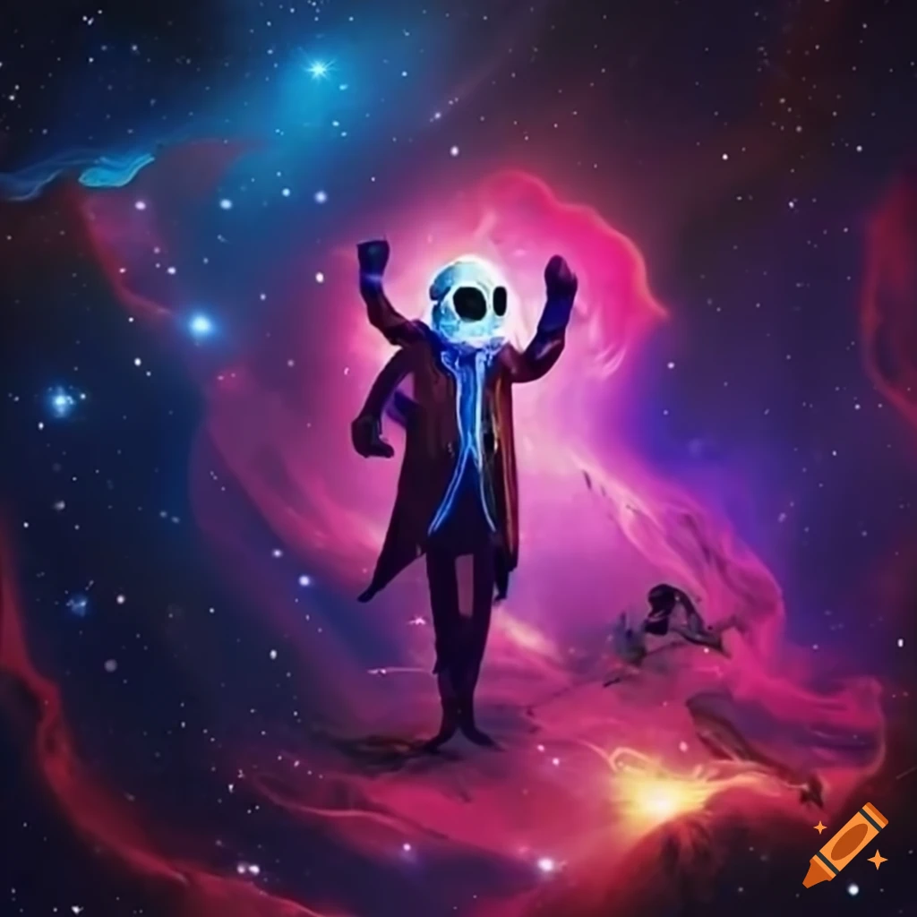 artistic-depiction-of-a-masked-male-singer-in-a-space-nebula-on-craiyon