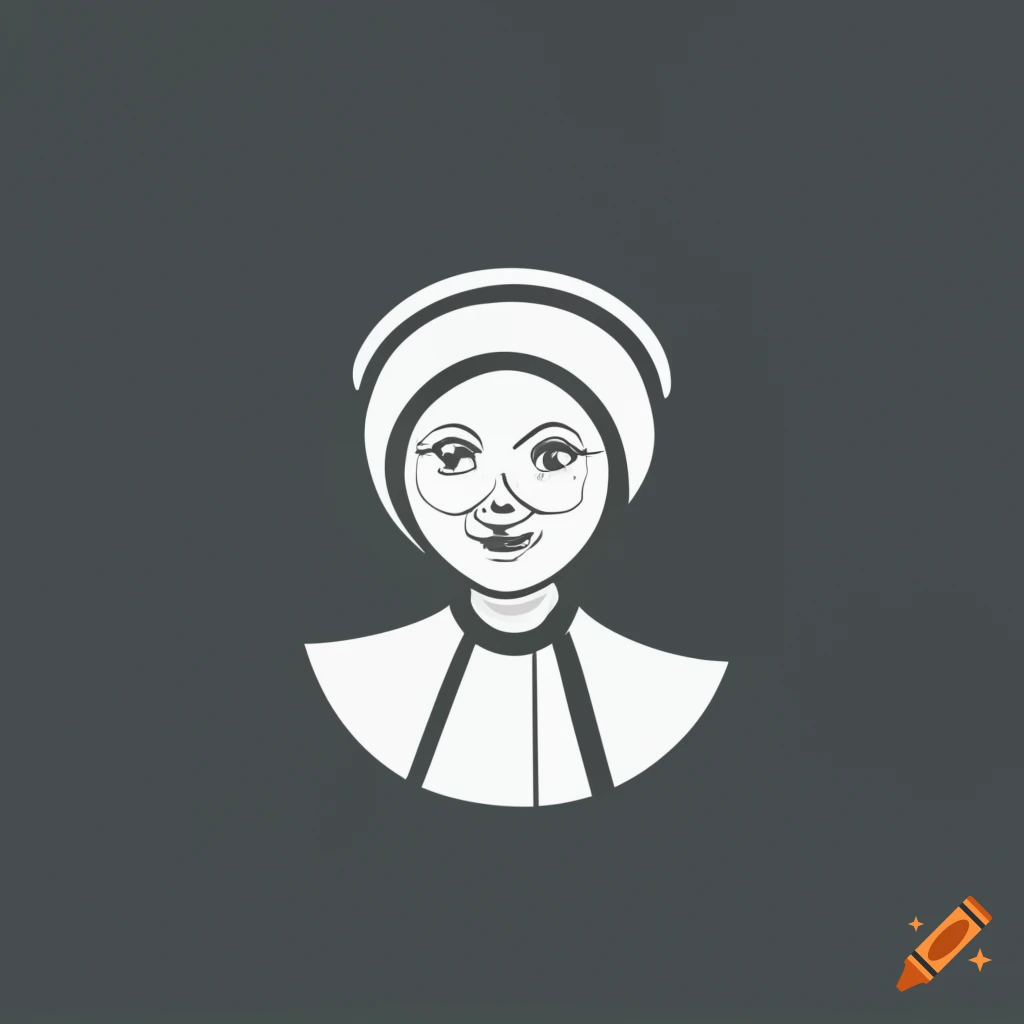 Simplistic milkmaid logo design on craiyon