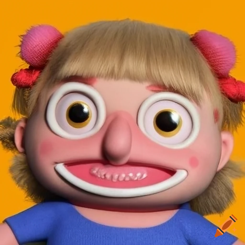 Mahna mahna cartoon character with sharp detail on craiyon