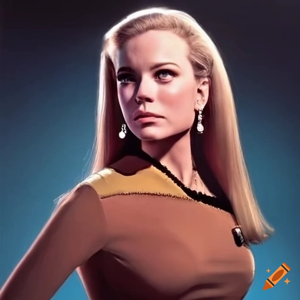 cosplay of female Captain Kirk from Star Trek