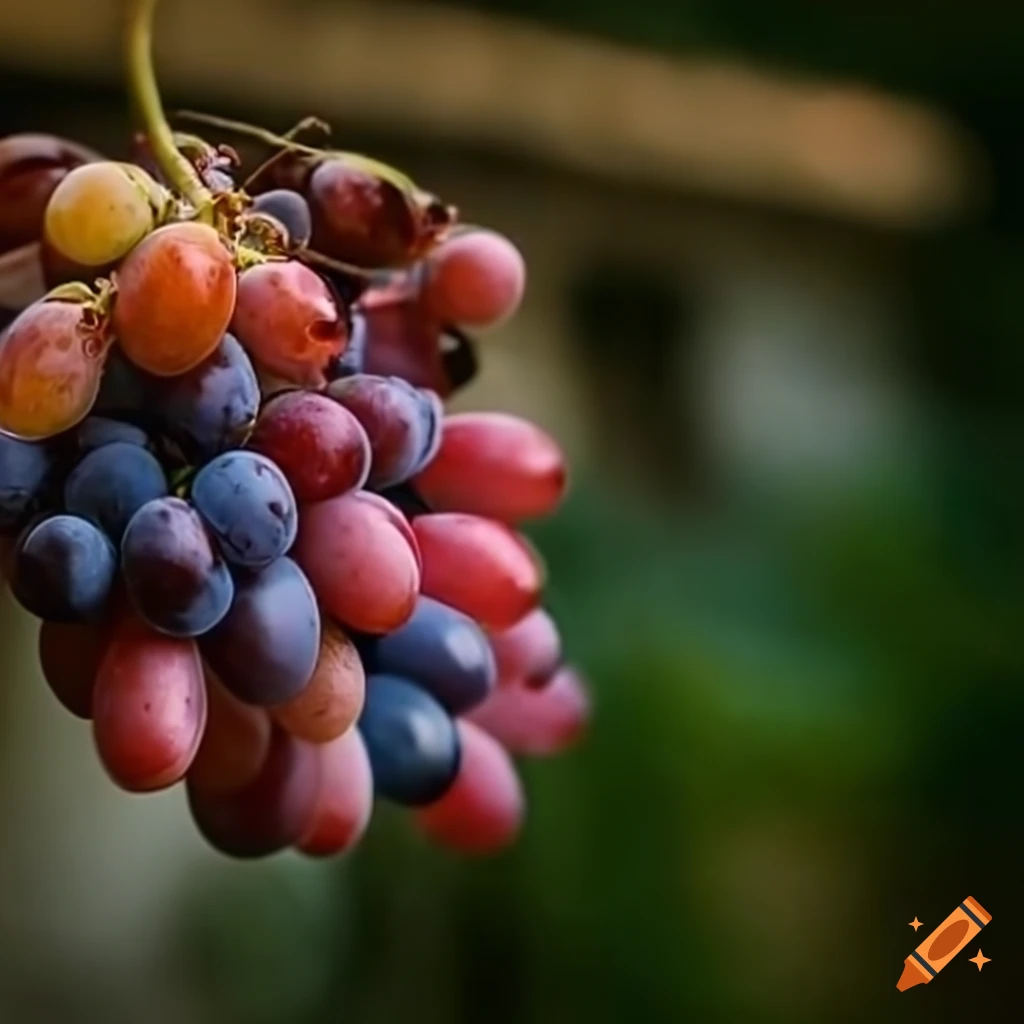 a bunch of grapes