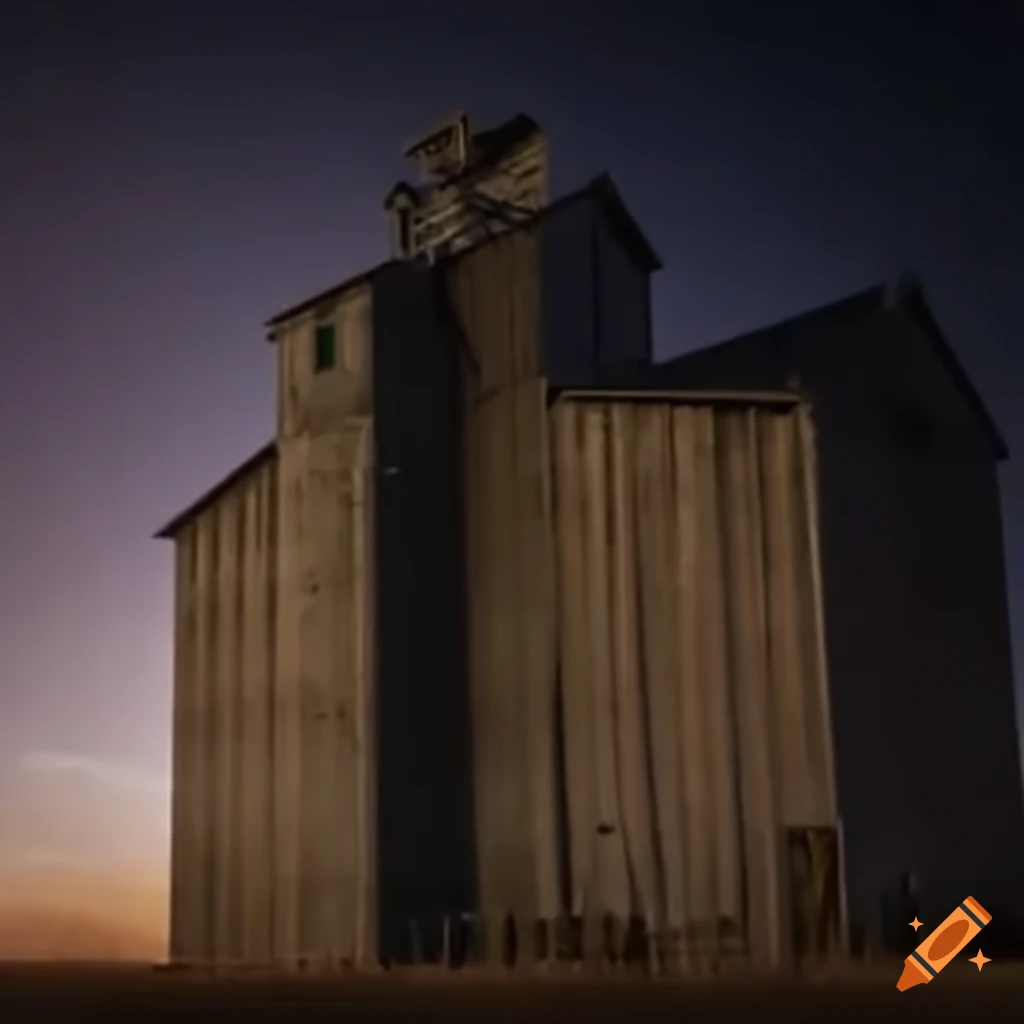 grain silo captured on trail cam