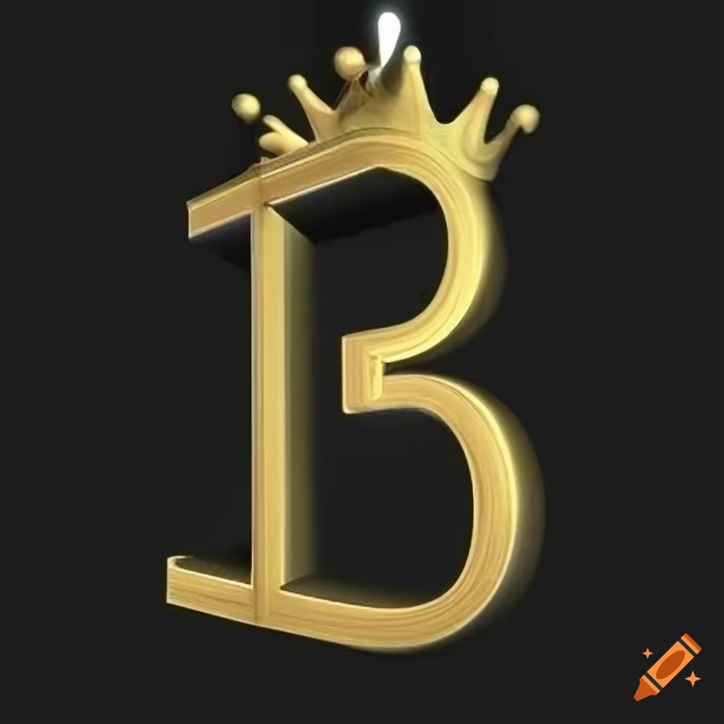 Letter B Crown Logo with Modern Style Stock Illustration - Illustration of  house, city: 175008964