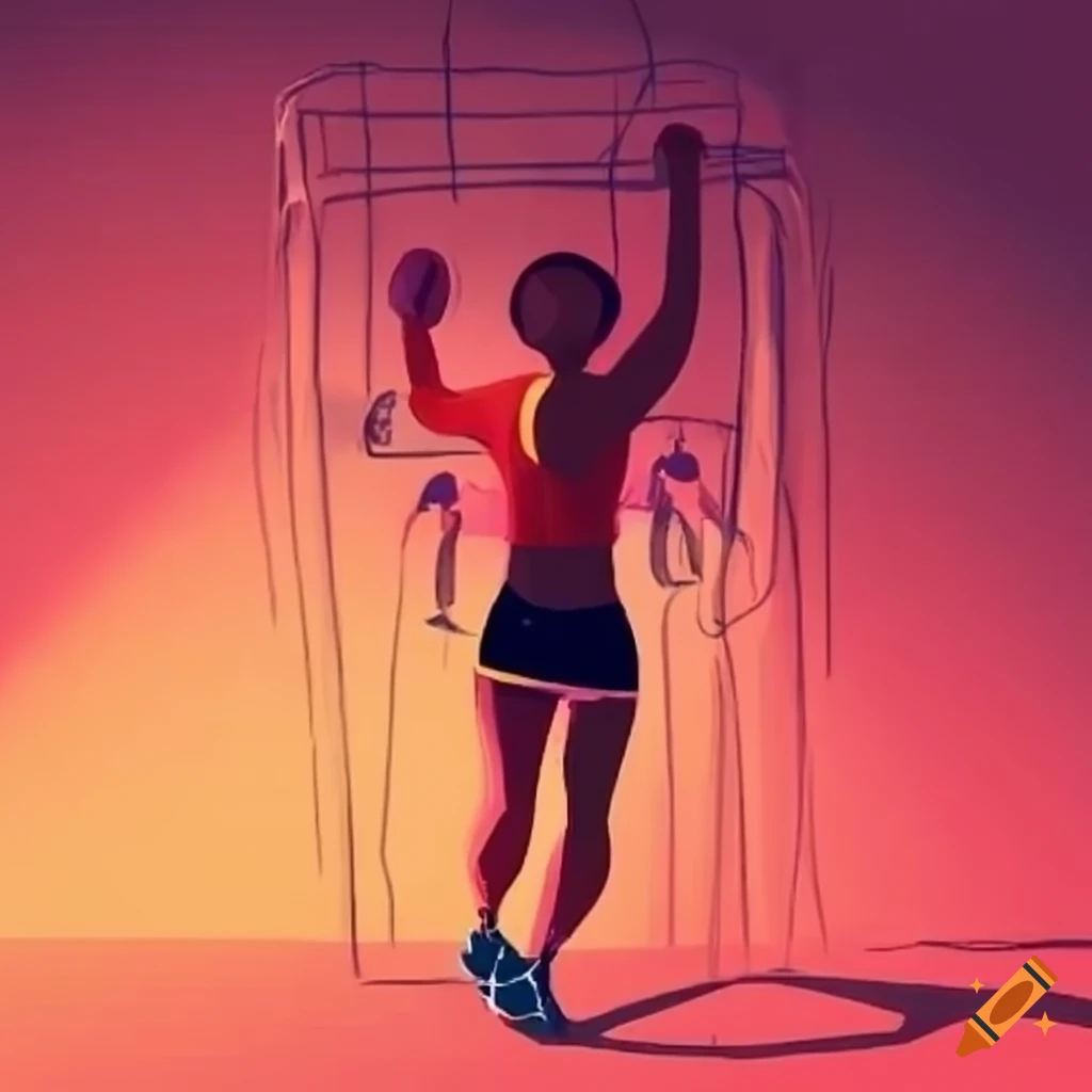 doodle of workout exercises for cardiovascular endurance