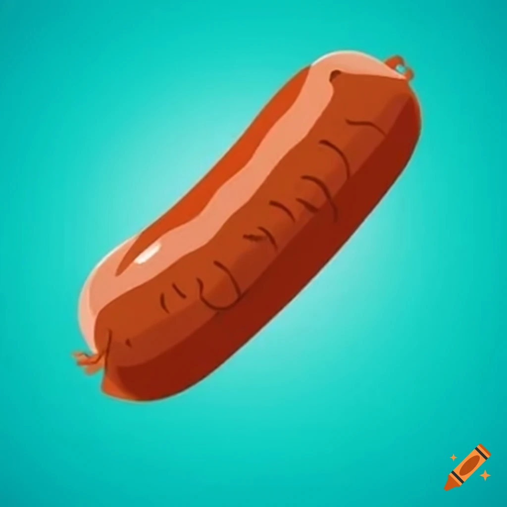 Sausage On A Plate On Craiyon