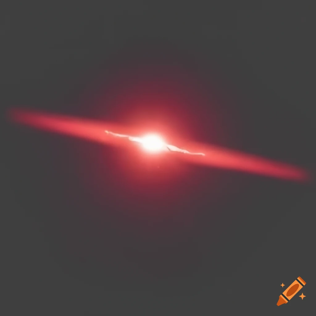 Ultra-realistic red lens flare on Craiyon