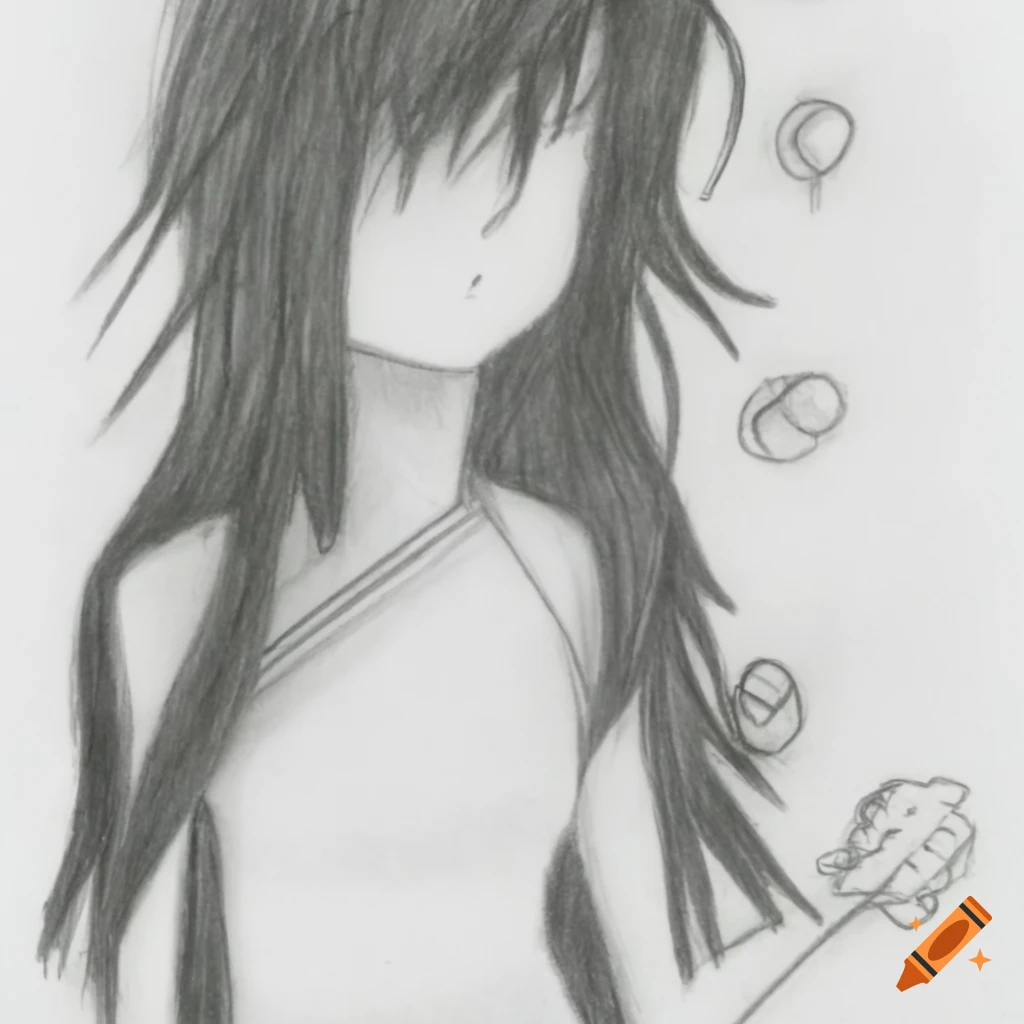 sad girl pencil drawing by BlueMoonPanda on DeviantArt