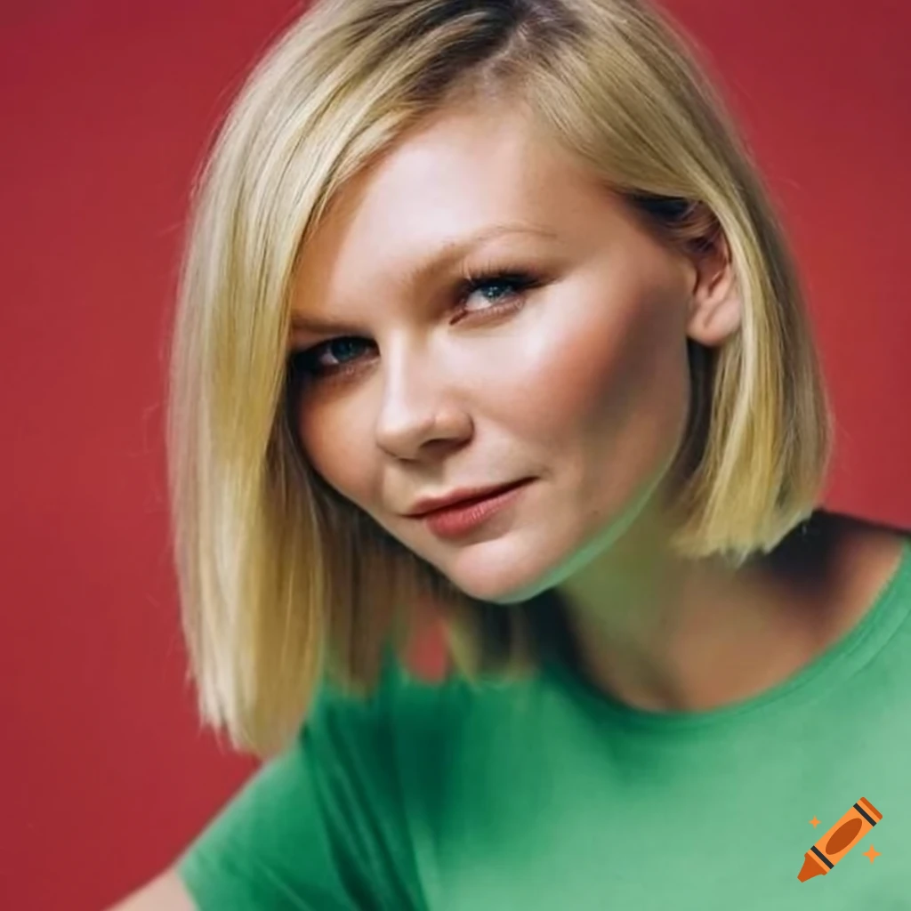 Kirsten Dunst with a straight bob haircut