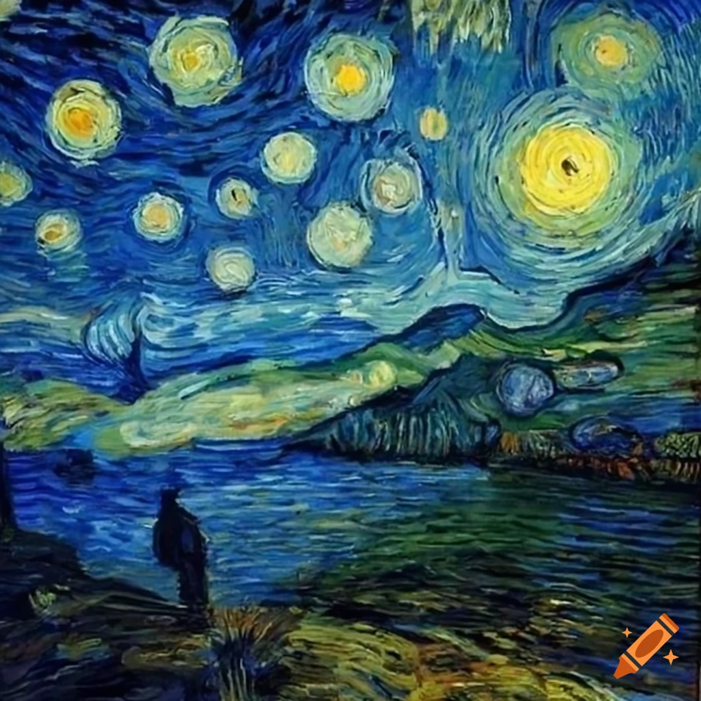 Van Gogh's deep landscape painting