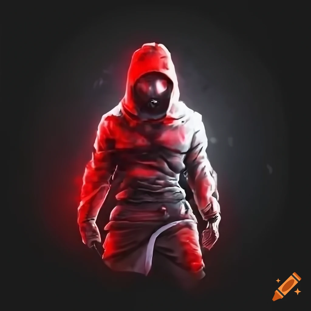 Red White And Black Gaming Channel Profile Picture On Craiyon illustration-of-a-cat-girl-with-white-and-black-hair-on-craiyon
