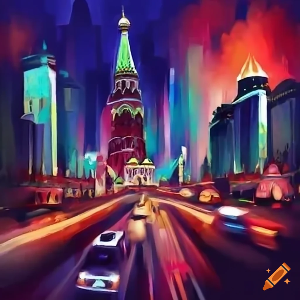Cityscape of moscow