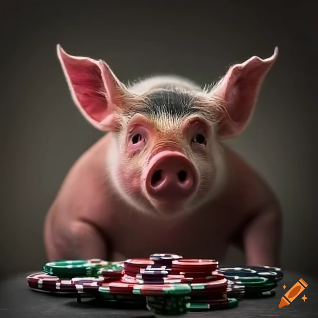 poker-playing pig artwork