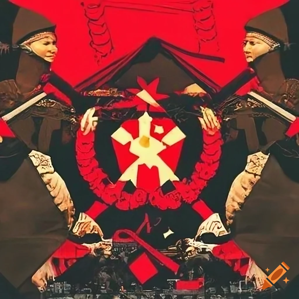 vibrant poster resembling cultural revolution