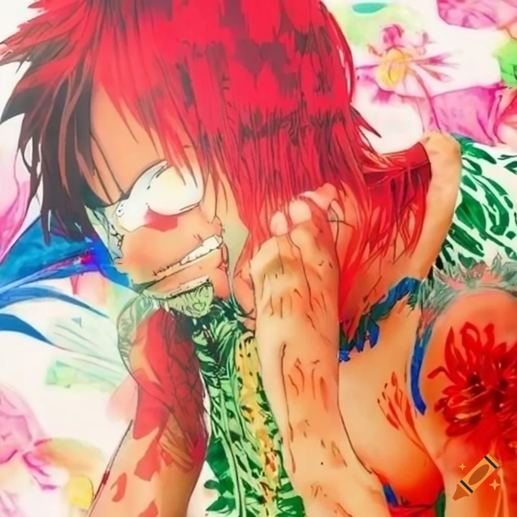 Image of a warlock resembling shanks from one piece on Craiyon