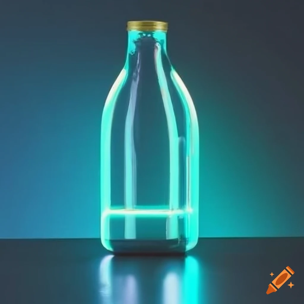 Neon Sign Of Alcohol Bottle On Craiyon