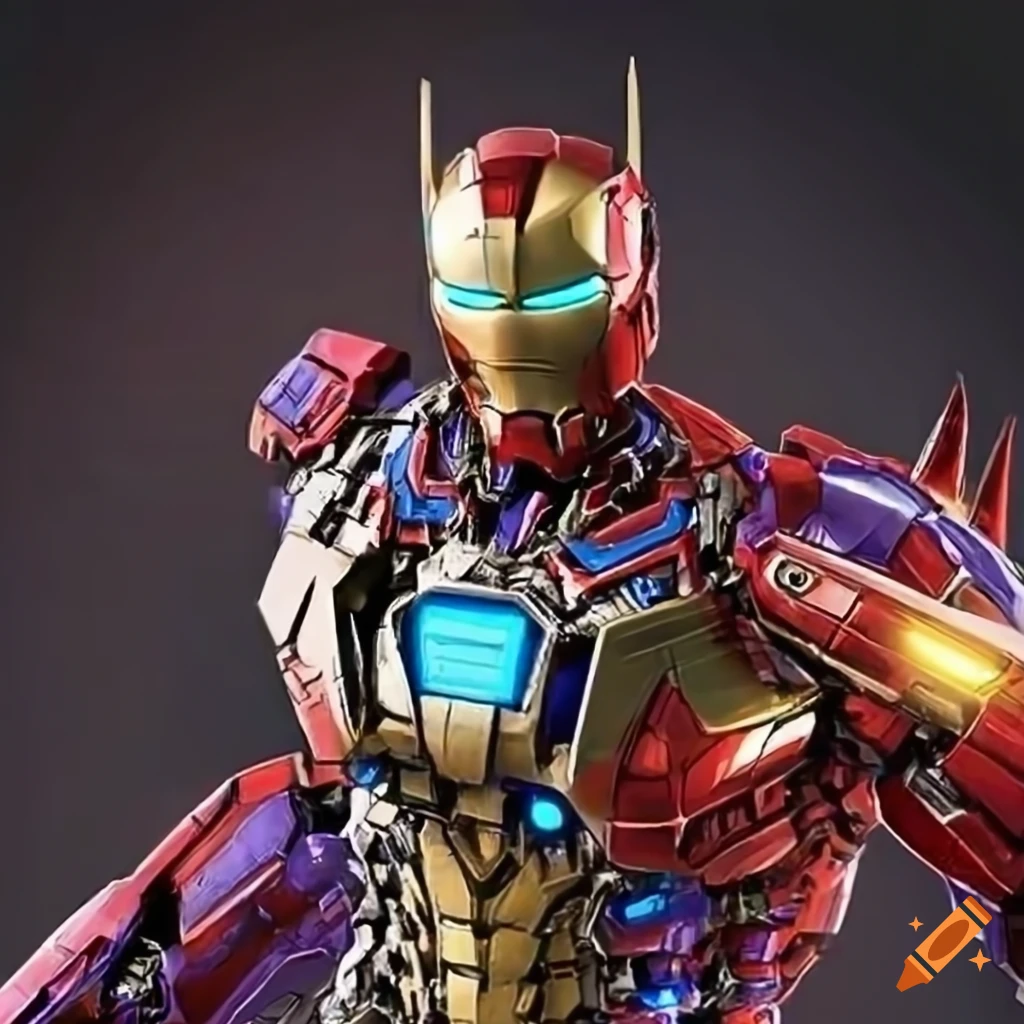 Optimus Prime and Iron Man together