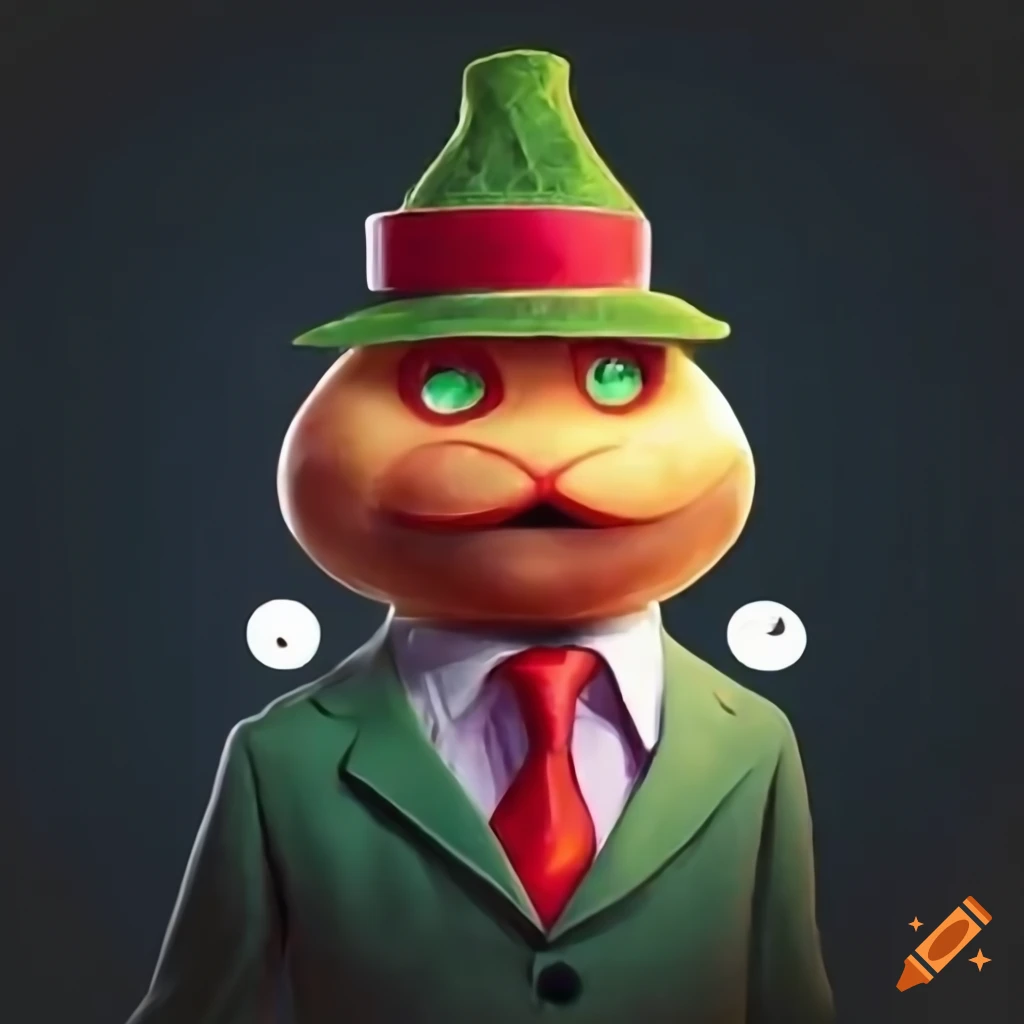 illustration-of-a-tomato-wearing-a-suit-and-hat-on-craiyon