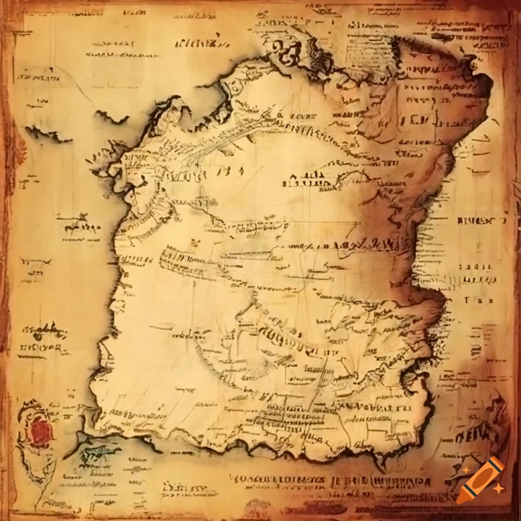 Map of the old testament on Craiyon