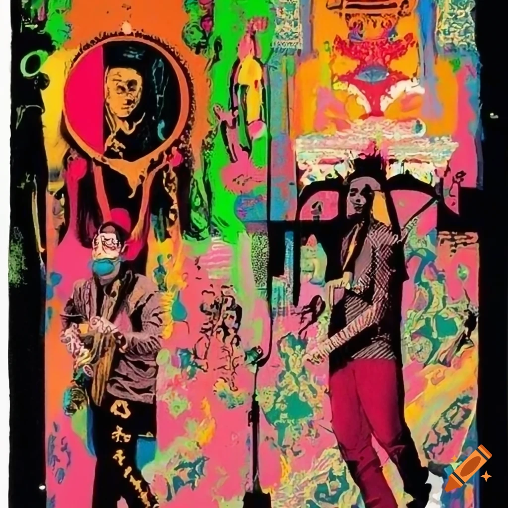 vibrant concert poster for the Obernindoor