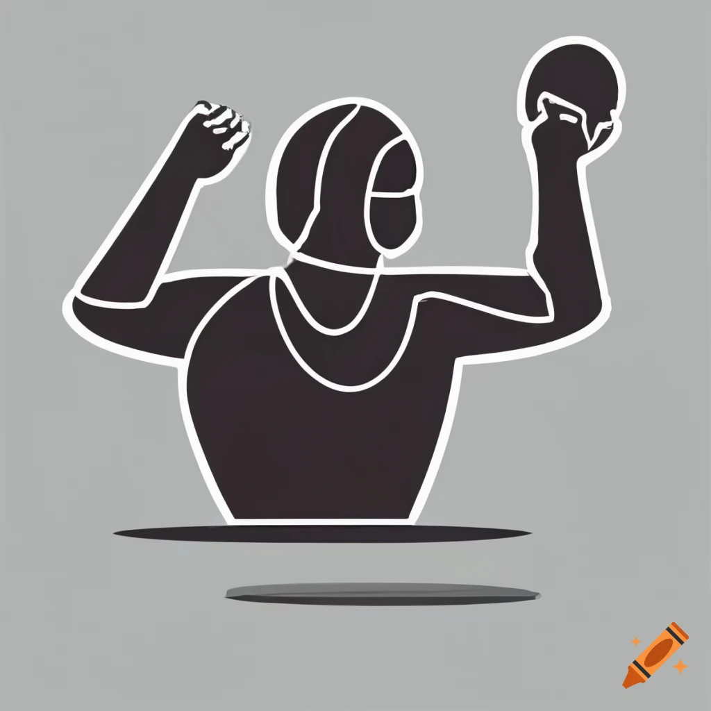 pictogram of a water polo player