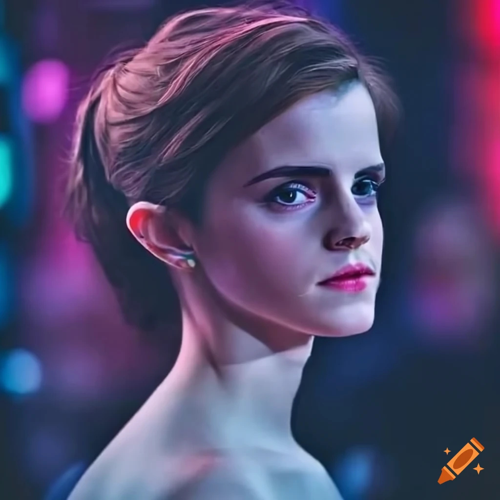 Emma Watson in Cyberpunk 77