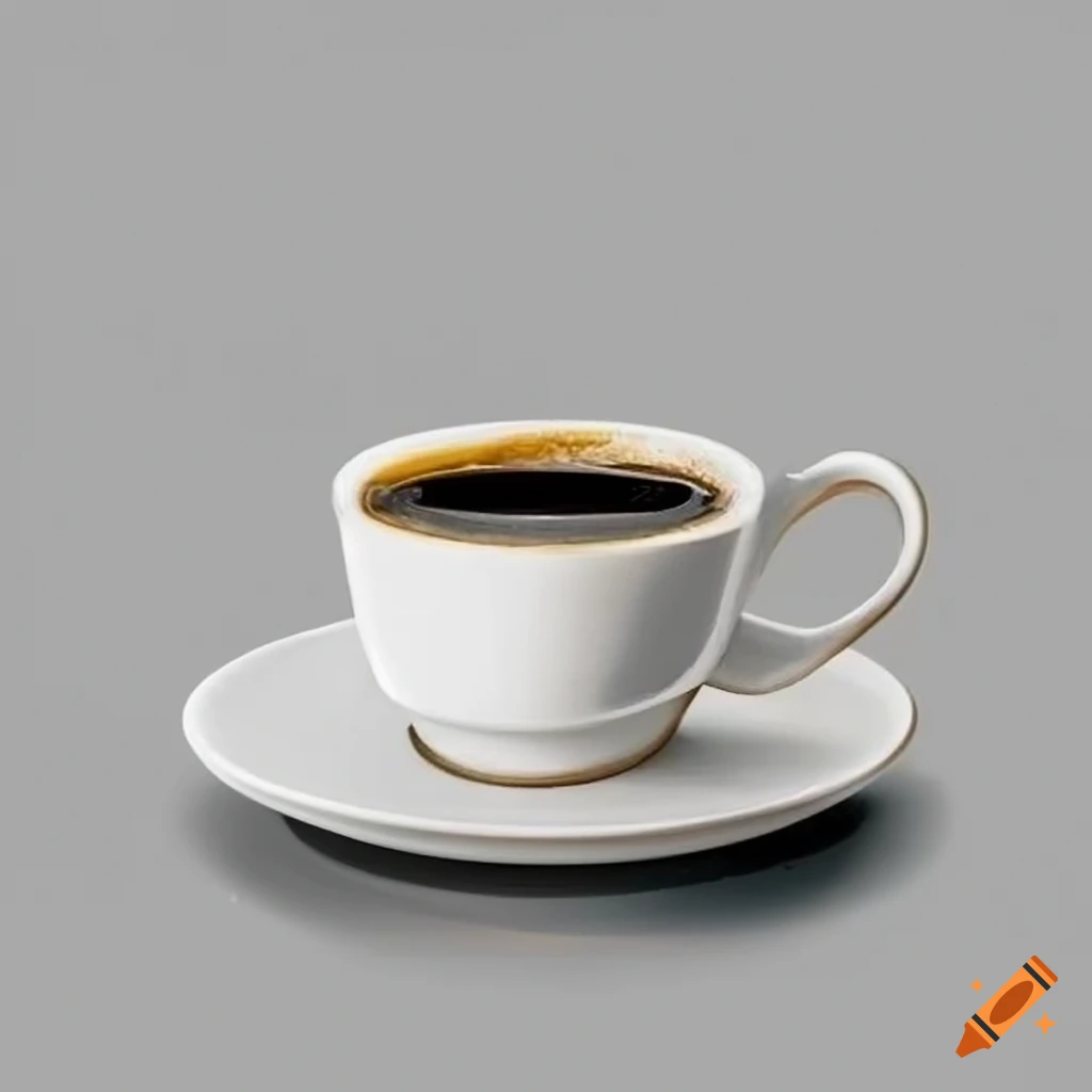 minimalist illustration of a coffee cup on a white background