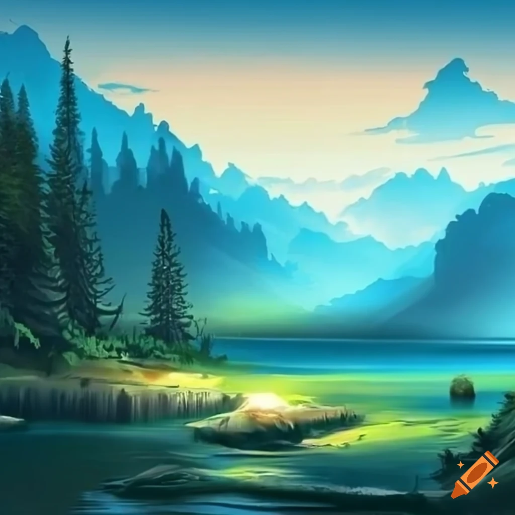 beautiful landscape background