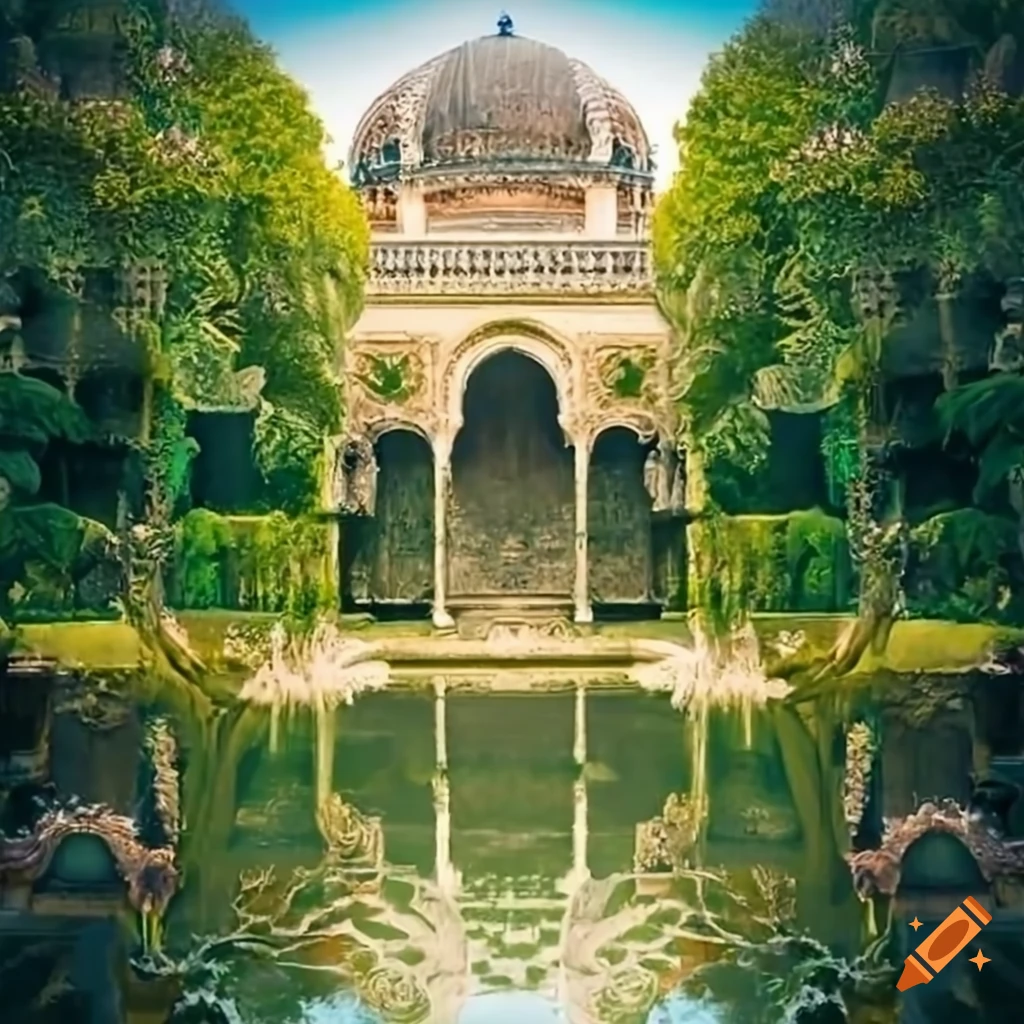 beautiful balcony in a lush garden in Venice