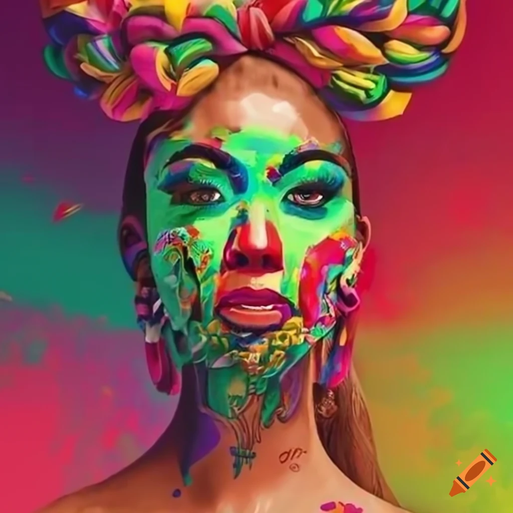 colorful logo design with the words 'viva mexico'