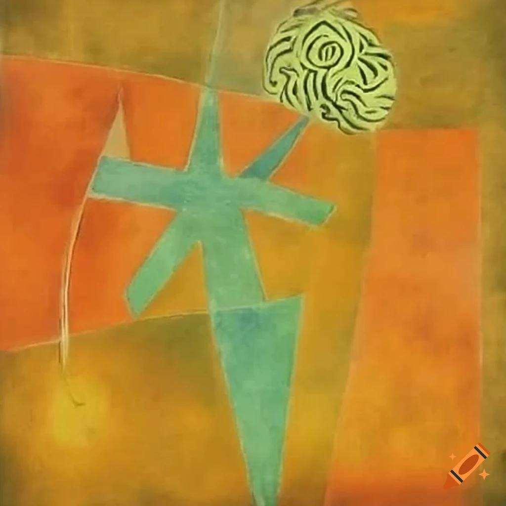 Surrealist painting by paul klee on Craiyon