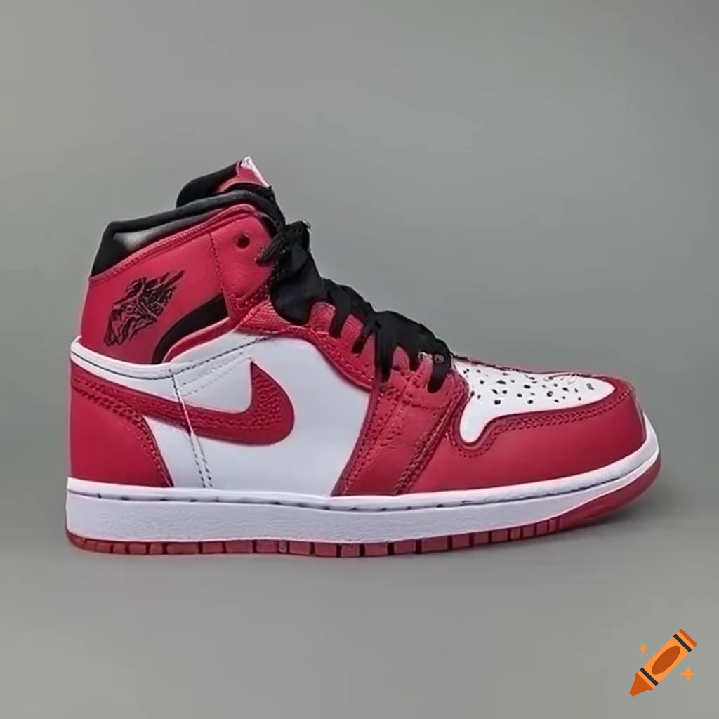 jordan shoes red and white