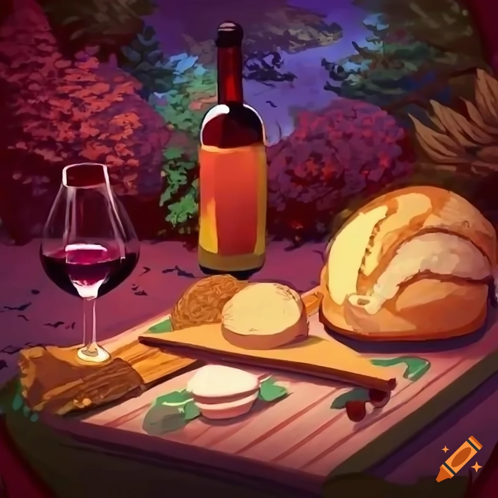 Anime Food, Wine Aesthetic HD wallpaper | Pxfuel