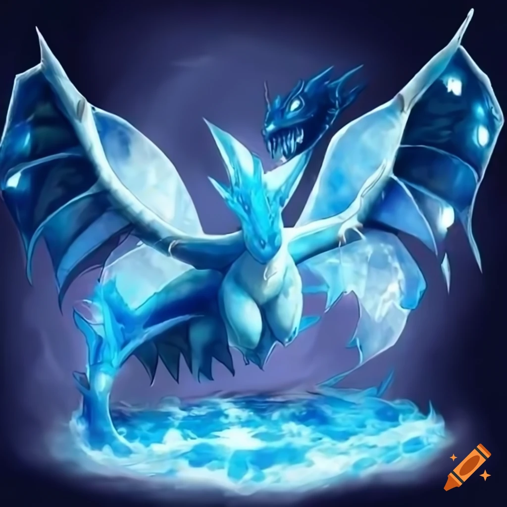 Create a dragon type pokemon with colors red green blue black and