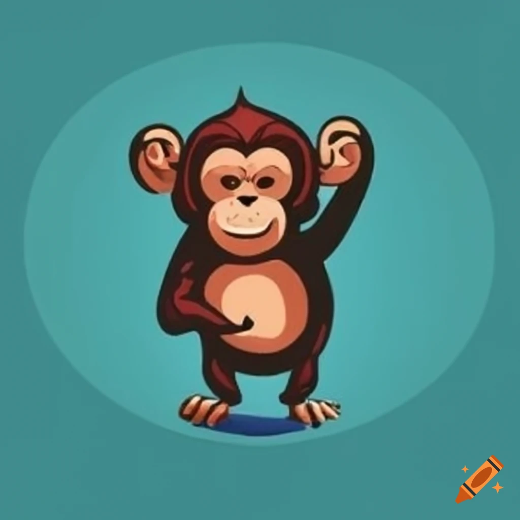 Close-up photo of a monkey on Craiyon