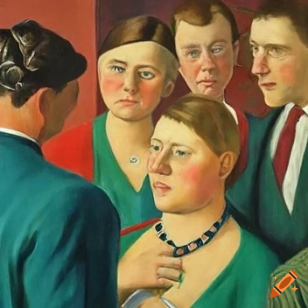 Social Realism Painting By Grant Wood Cf6924e1495e48dba369b1e75b1876af.webp