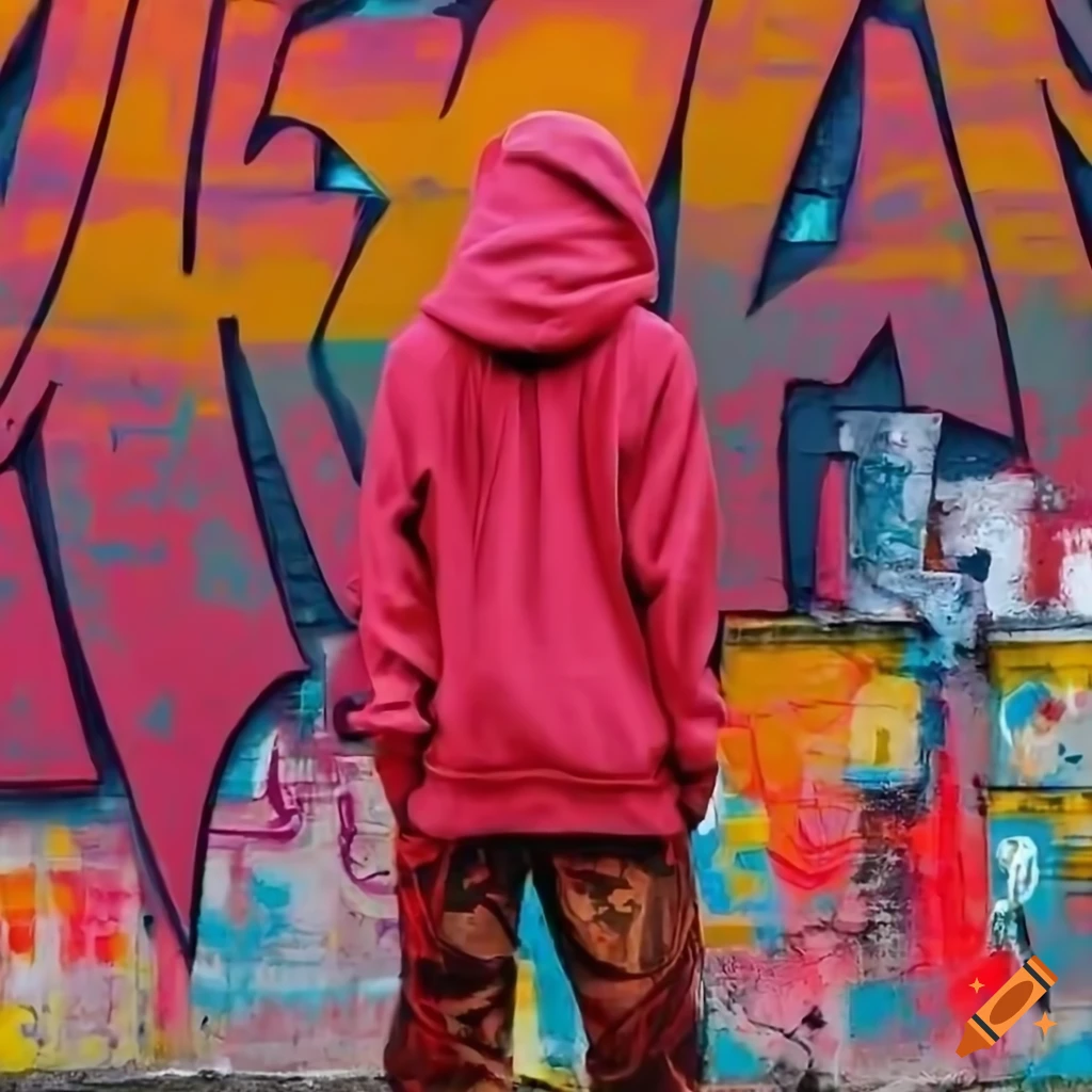 Colorful graffiti on a brick wall