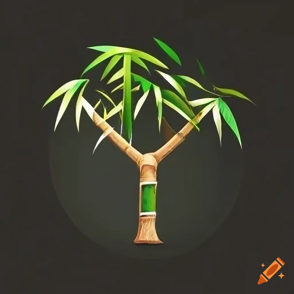 logo of bamboo design