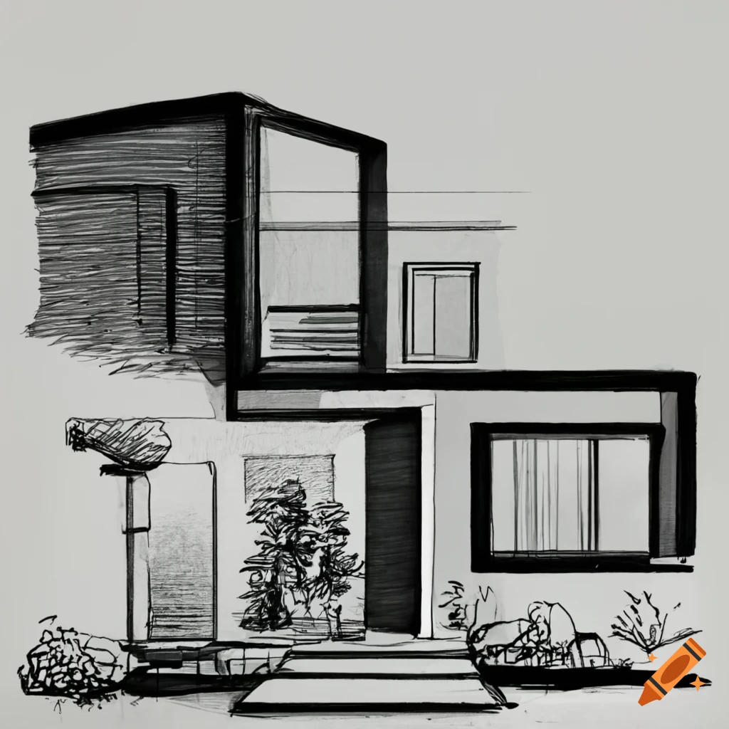 Modern House illustration by Andres Gonzalez on Dribbble-saigonsouth.com.vn