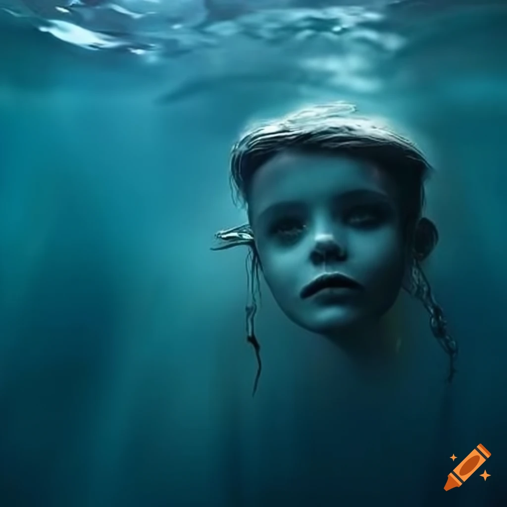 artistic depiction of a dream underwater