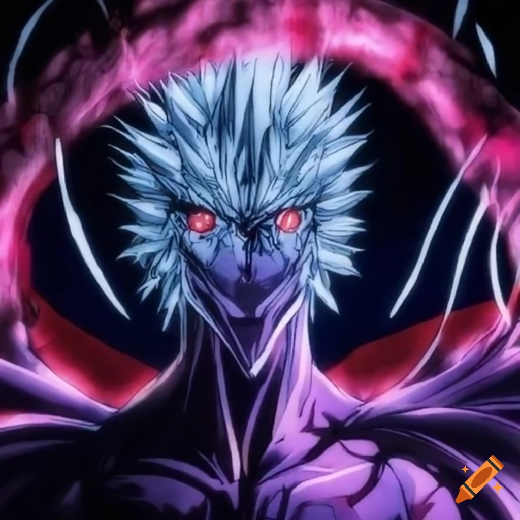 Garou from onepunchman in demon slayer style